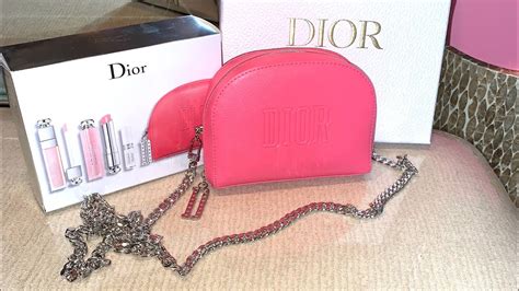 dior mini pouch bag|free dior pouch with purchase.